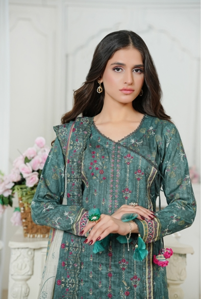 Jaffrani Cutwork VOL-11 Unstitched Embroidered Lawn 3pc