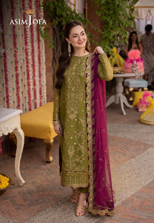 Chiffon Fully Heavy Sequence Dress / Unstitched 3Pcs / DF-FCY-08