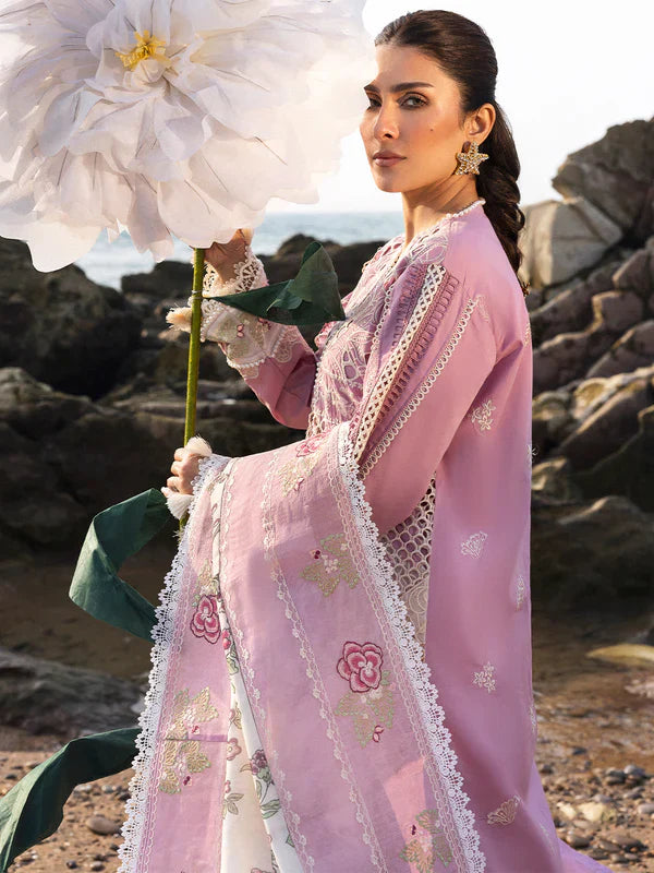 Mahnur Sirene Luxury Embroidered Lawn 3pc