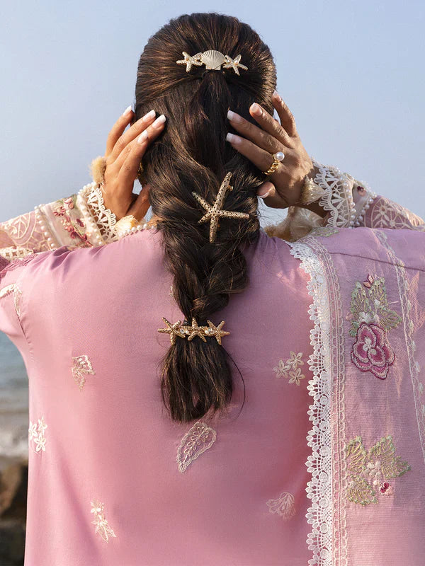Mahnur Sirene Luxury Embroidered Lawn 3pc