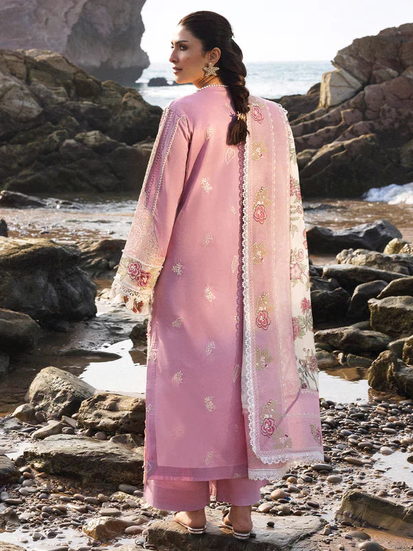 Mahnur Sirene Luxury Embroidered Lawn 3pc