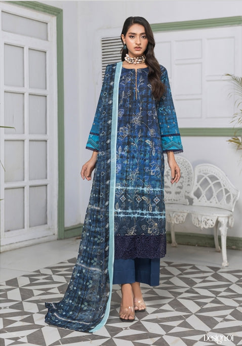 Noor Jahan Rashq-E-Qamar Luxury Embroidered Lawn 3pc