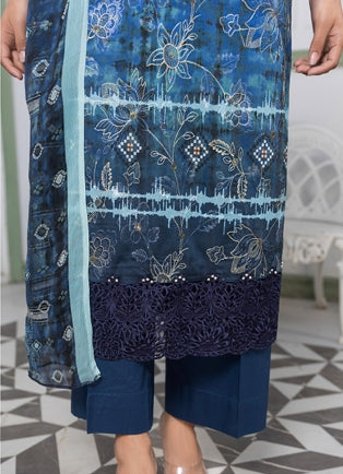 Noor Jahan Rashq-E-Qamar Luxury Embroidered Lawn 3pc