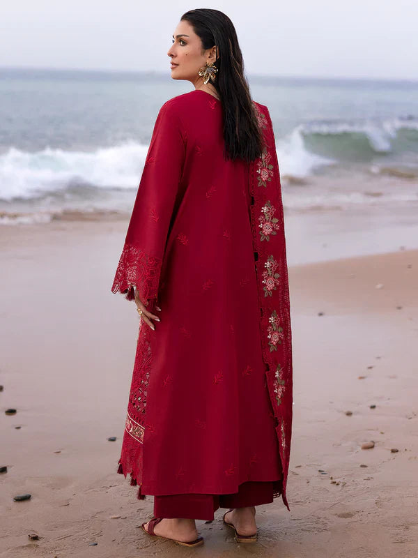 Mahnur Sirene Luxury Embroidered Lawn 3pc