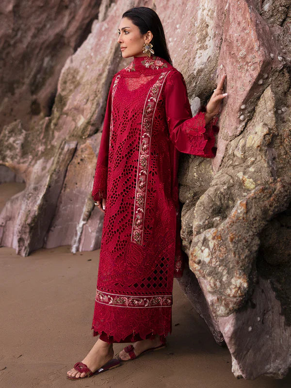 Mahnur Sirene Luxury Embroidered Lawn 3pc