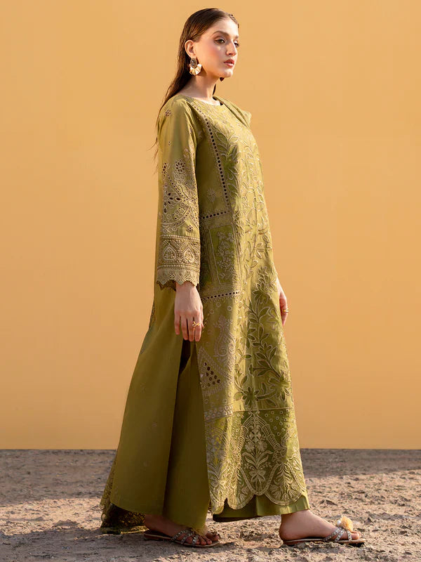 Mahnur Sirene Luxury Embroidered Lawn 3pc