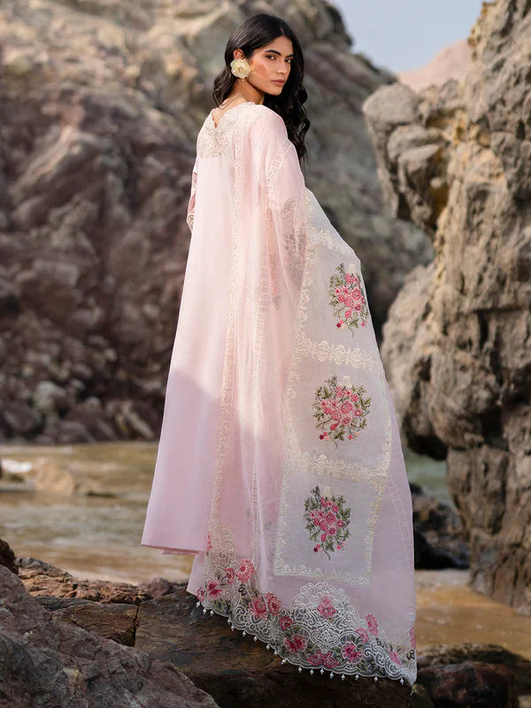 Mahnur Sirene Luxury Embroidered Lawn 3pc