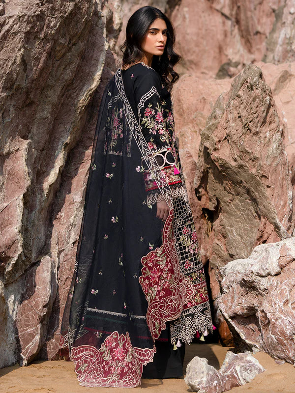 Mahnur Sirene Luxury Embroidered Lawn 3pc