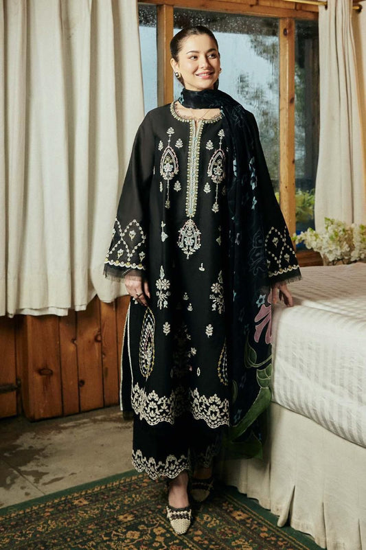 Embroidered Lawn 3PC Unstitched Suit / DF-LWN-08