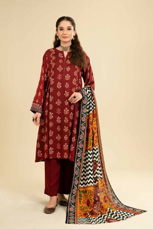 Embroidered Lawn 3PC Unstitched Suit / DF-LWN-07