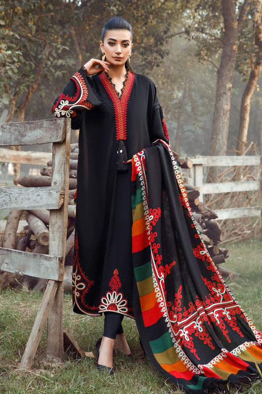 Embroidered Lawn 3PC Unstitched Suit / DF-LWN-22