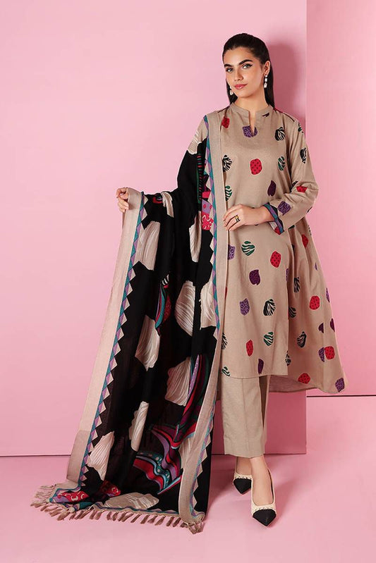 Embroidered Lawn 3PC Unstitched Suit / DF-LWN-21